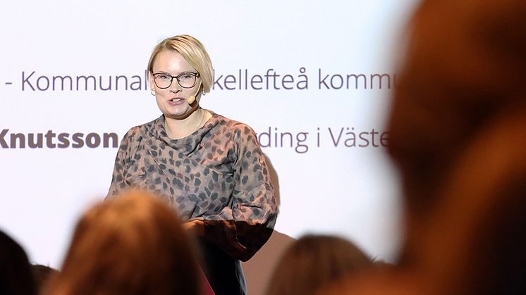 Skellefteås kommunalråd Evelina Fahlesson betonade vikten av att skapa mod och kliva ur det traditionella.