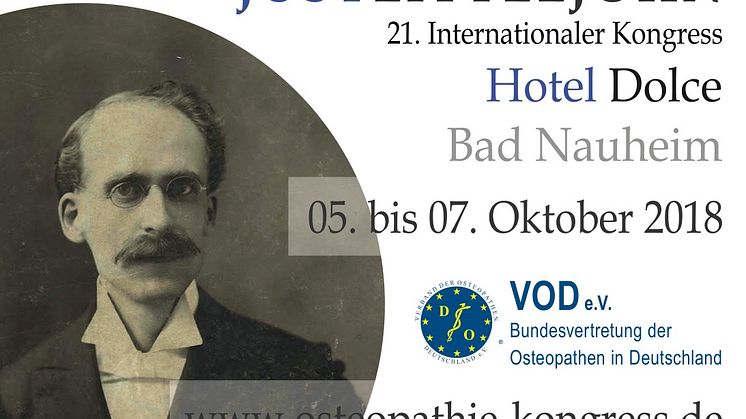 Spannender Kongress: Osteopathie und Wissenschaft / 21. Internationaler Osteopathie-Kongress des VOD vom 5.-7. Oktober 2018 in Bad Nauheim 