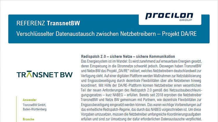 Neue Referenz: TransnetBW