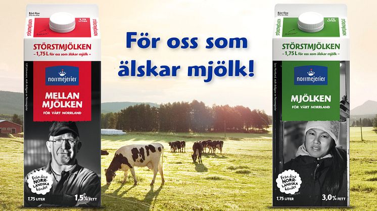 Störstmjölken - Norrmejerier® lanserar ännu större mjölkförpackning