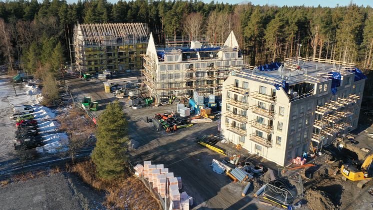 I am Homes bostadsprojekt i Eriksborg, Västerås med 252 lägenheter flyter på