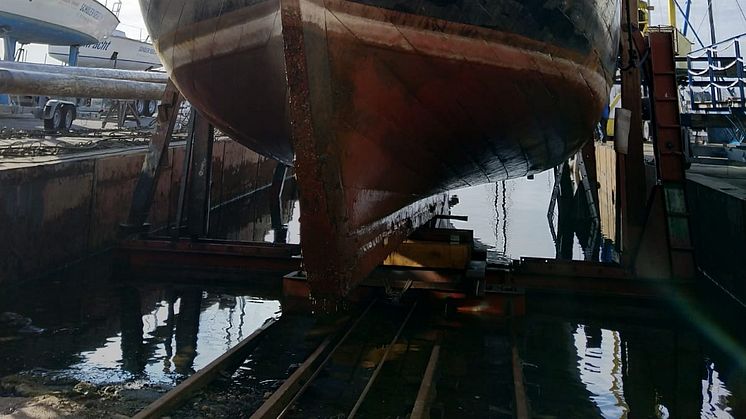 Restauration des Traditionsschiff "Zuversicht" in der Rathje Werft 