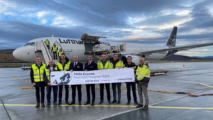 Lufthansa Cargo’s A321 freighter connects Evenes in Norway with the world