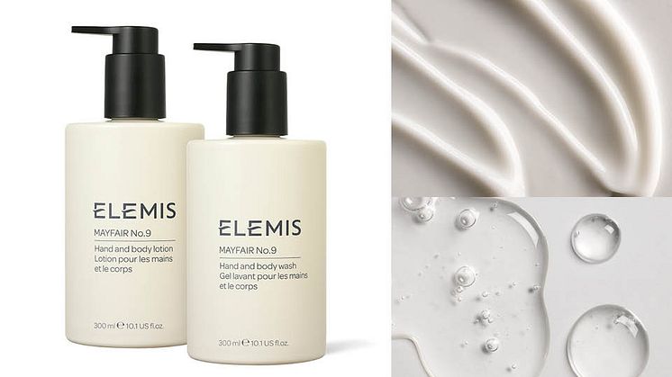 ELEMIS ger dig en ljuvlig duo för dina händer - Mayfair No. 9 Hand & Body  Wash och Lotion