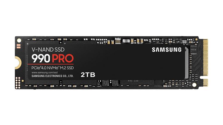 Nye 990 PRO SSD egner seg spesielt godt for tunge spill, kreativt arbeid og produksjonsoppgaver.