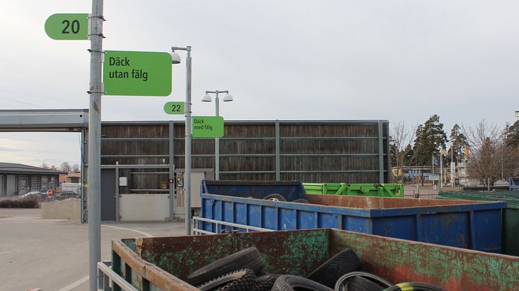 Nu går det att lämna gamla däck till återvinning på återvinningscentralerna i Gävle och Sandviken