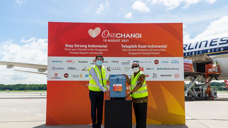 Companies from among Changi Airport’s partners and airport staff extend heartfelt support to a neighbour in need
