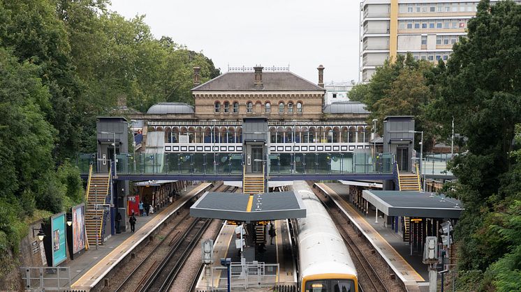 Solar power: Denmark Hill station - more pictures to download below