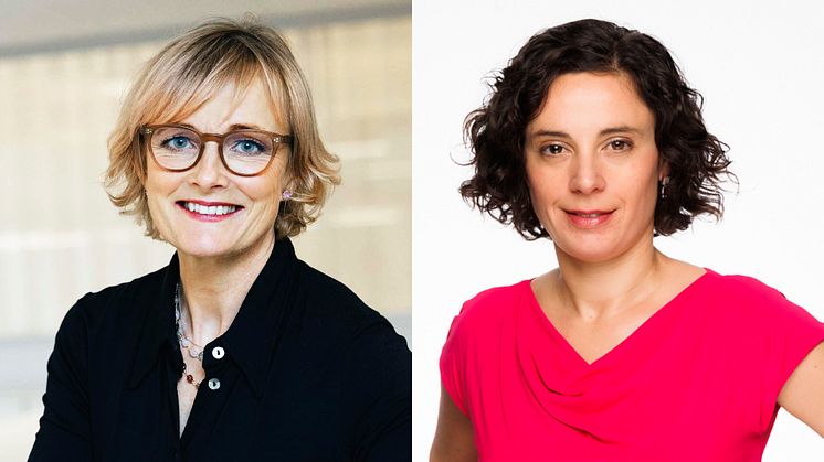 Katarina Hägg, CEO of SSE Executive Education and Annachiara Torciano, Head of ESG and Communications at Slättö