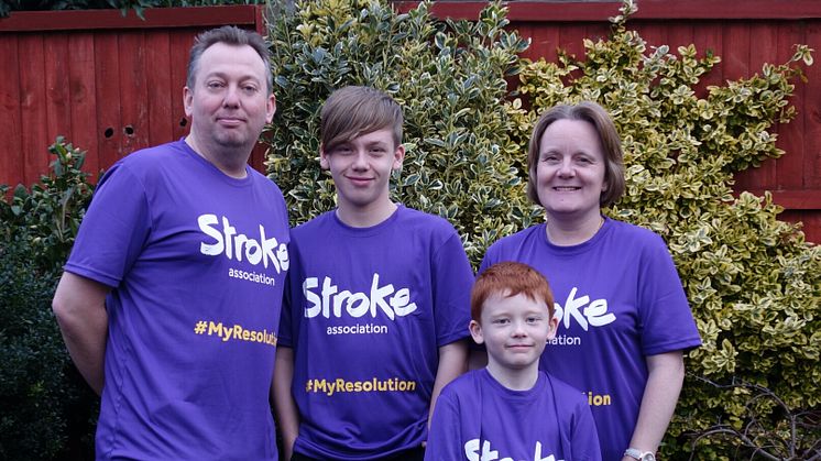 ​Eight-year-old stroke survivor takes on Resolution Run for the Stroke Association