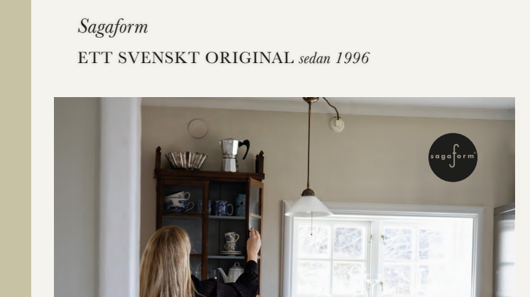 Sagaform AW21 - Ett svenskt original sedan 1996