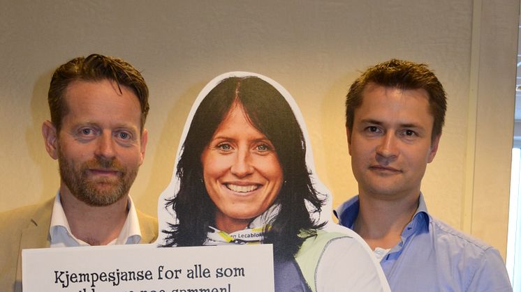 Med Marit Bjørgen som frontfigur: Leca gir bort lastebillass til dugnadsprosjekter