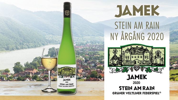 Den 6 juli är det dags för lansering av den nya årgången av Jamek Stein am Rain Grüner Veltliner Federspiel. Ett friskt och fruktigt vitt vin från Österrike.