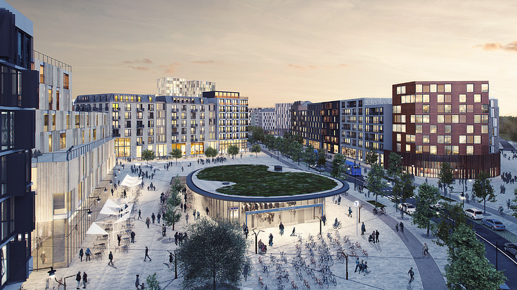Framtidens lösningar för citylogistik kommer att testas i Barkarbystaden i Järfälla kommun.