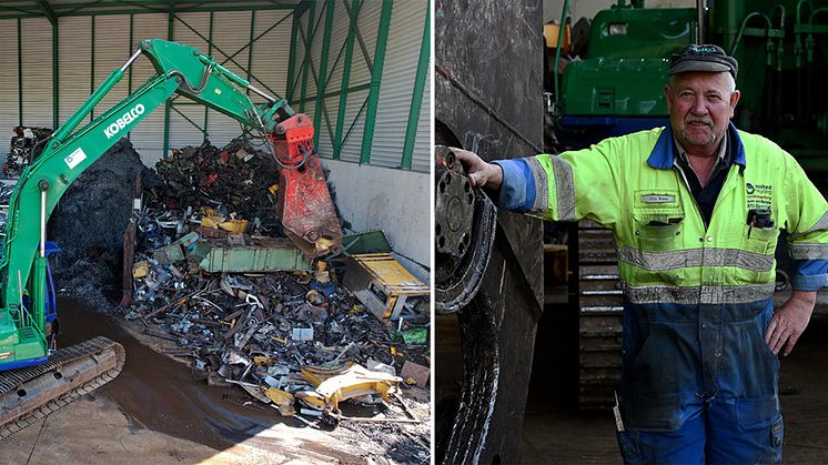 Reinhard Recycling havde problemer med olielækager, hver gang de frakoblede deres koblinger fra det hydrauliske tilbehør. De blev anbefalet CEJN TLX