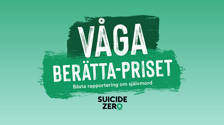 Suicide Zero delade under tisdagen ut Våga berätta-priset 2023. Priset gick till Länstidningen Östersund och radioprogrammet Livet.