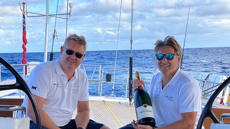The idea of an “extreme” vacation was sparked by brothers James (left) and Nick Barke (right), owners at Boats.co.uk Charters 