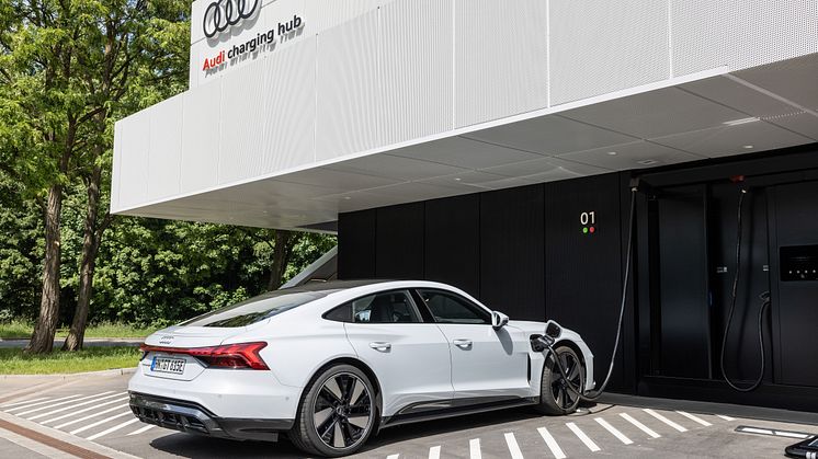 Audi charging hub i Nürnberg