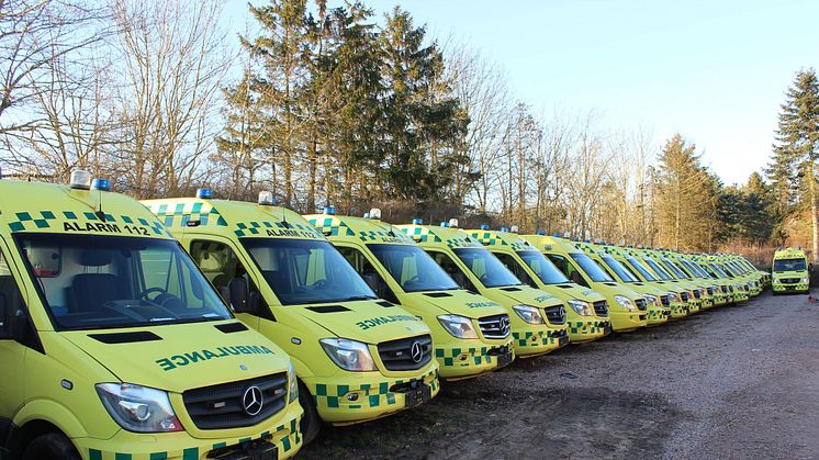 Falck sender 30 ambulancer til Ukraine, Moldova og Polen