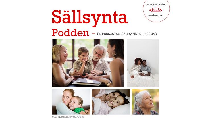 Sällsynta Podden – ny podcastserie om sällsynta sjukdomar ur ett patient- och anhörigperspektiv