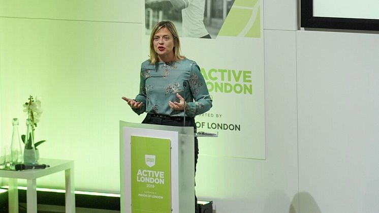 London Sport Chair Jillian Moore at Active London 2019