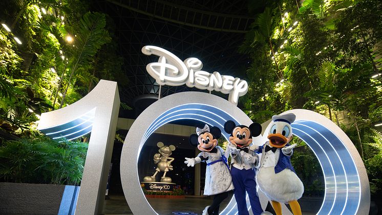 Jewel Changi Airport launches year-long Disney100 activities