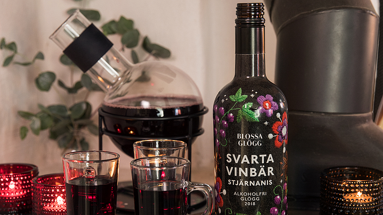 Blossa Hantverksglögg 2018 med smak av svarta vinbär