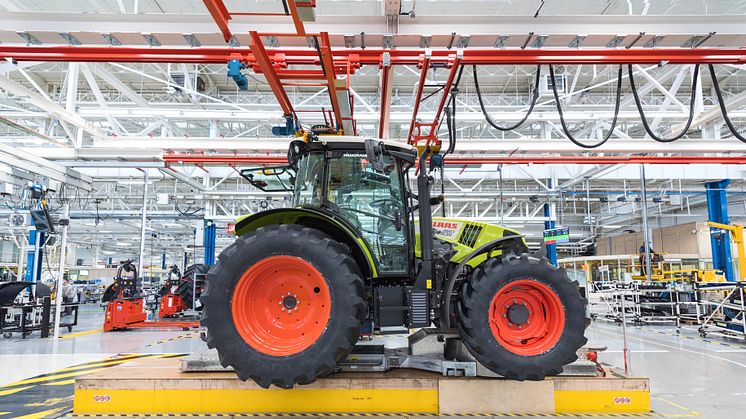 Nu står CLAAS traktorfabrik i Le Mans klar, med toppmodern teknologi och medarbetarna i fokus!