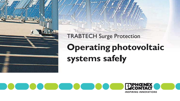 Operating photovoltaic systems safely