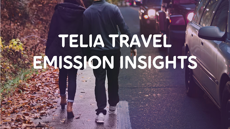 Telia lanserar tjänst för kartläggning av koldioxidutsläpp från persontransporter