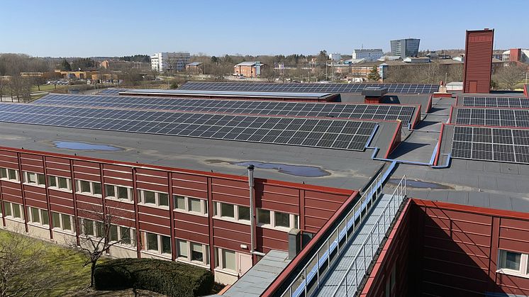 Ny storsatsning på solceller vid Campus Valla i Linköping