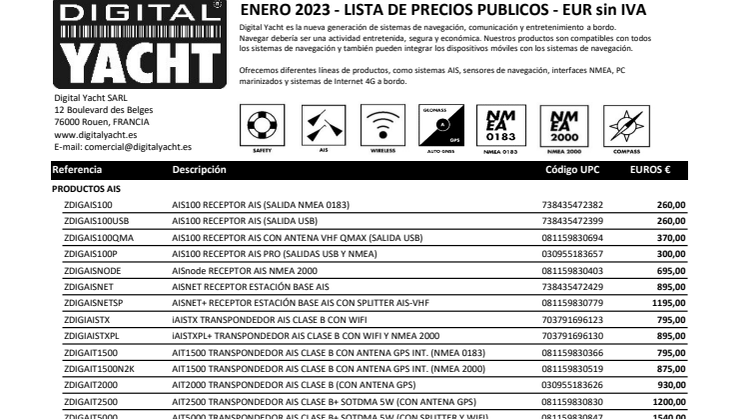 DIGITAL YACHT ENERO 2023 LISTA DE PRECIOS EUROS.pdf