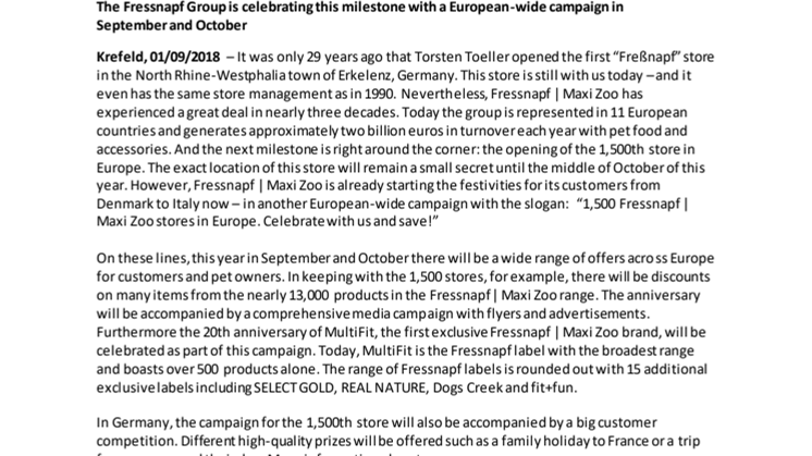 English Version of Press Release regarding the campaign