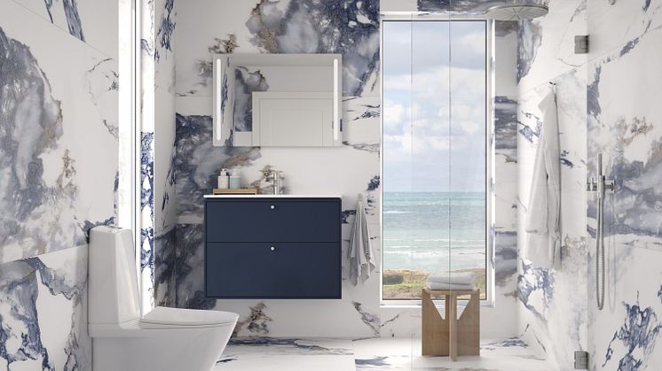Uuden IDO Showerama Art -sarjan suihkuovia ja -seiniä on saatavissa monessa eri koossa. Ne ovat käännettäviä ja korkeudeltaan säädettäviä. Minimalistinen pohjoismainen design tuo kylpyhuoneeseen tyylikkyyttä ja tilantuntua.