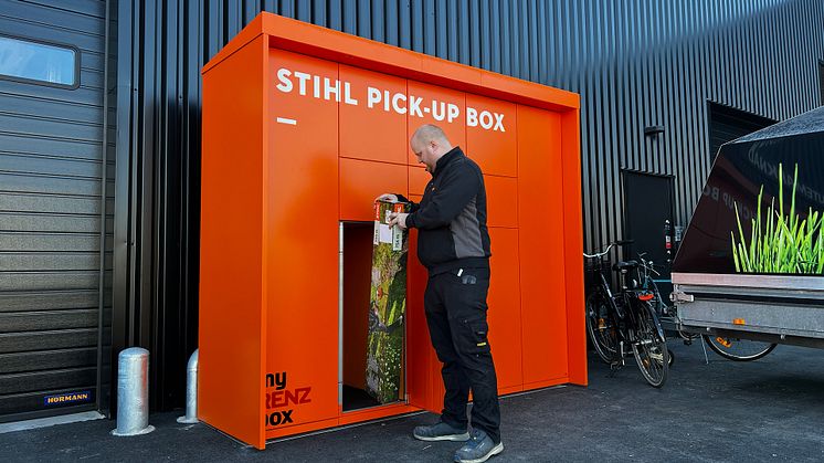 STIHL Norden lanserar sin första pick-up box hos återförsäljaren Gårdsman i Jönköping.