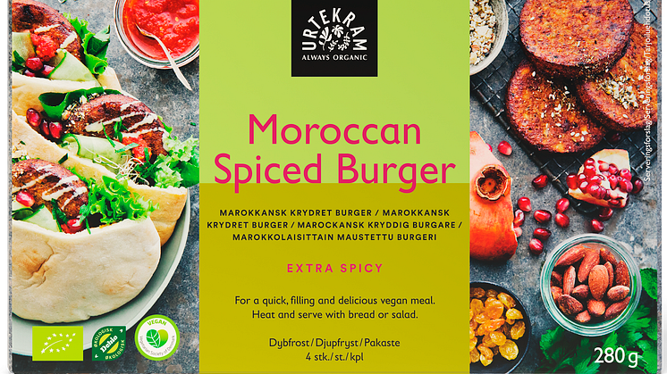 Urtekram Moroccan Spiced Burger