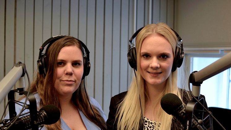 Linnéa Bohlin och Amanda Karlsson som du hör i den populära podcasten Mordpodden