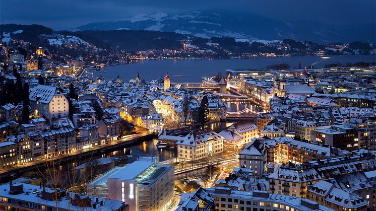 Luzern Winterpanorama 