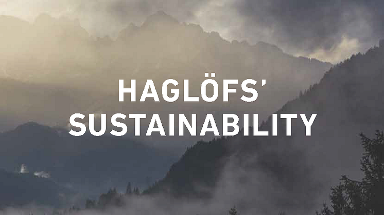 Haglöfs' sustainability report