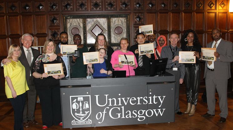 Graduation Day for Activate students from North Glasgow​