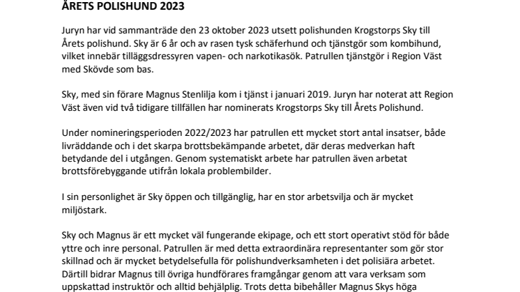 Årets polishund 2023. Juryns motivering.pdf