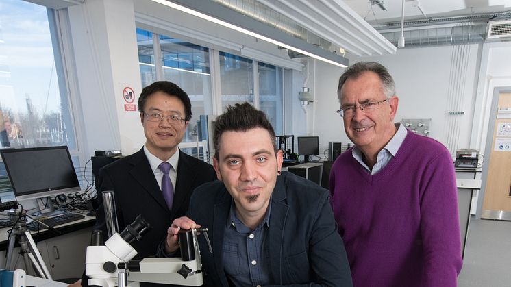 From L-R:  Professor Richard Fu, Dr Pep Canyelles Pericas and Epigem Managing Director Dr Tim Ryan