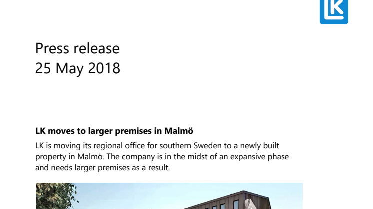 LK moves to larger premises in Malmö