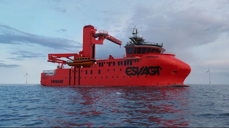 ESVAGT skal bygge en ny SOV til at servicere Vestas på Ecowendes Hollandse Kust West havmøllepark i Holland