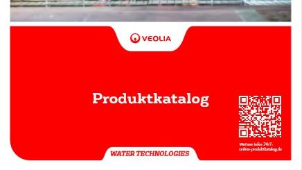 So sieht er aus: Der letzte gedruckte Produktkatalog von Veolia Water Technologies