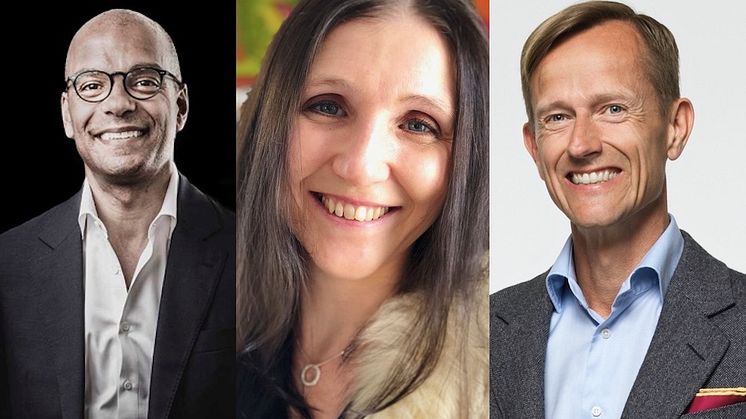 Tre nya ledamöter i Swedish Edtech Industrys styrelse. Copyright sista bilden: Christoffer Lomfors/Studentlitteratur