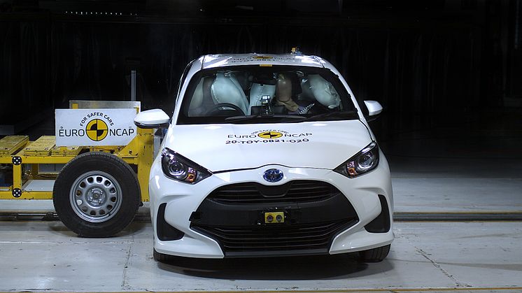 The Toyota Yaris performed well in Euro NCAP's new far-side impact test