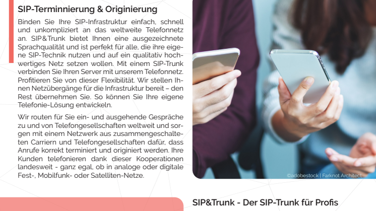 outbox AG - Produktflyer SIP&Trunk - Voice Routing