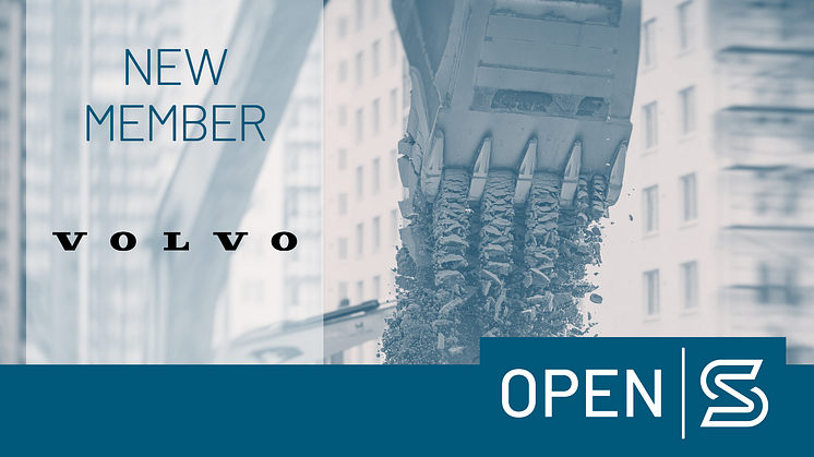 Volvo Construction Equipment joins Open-S Alliance