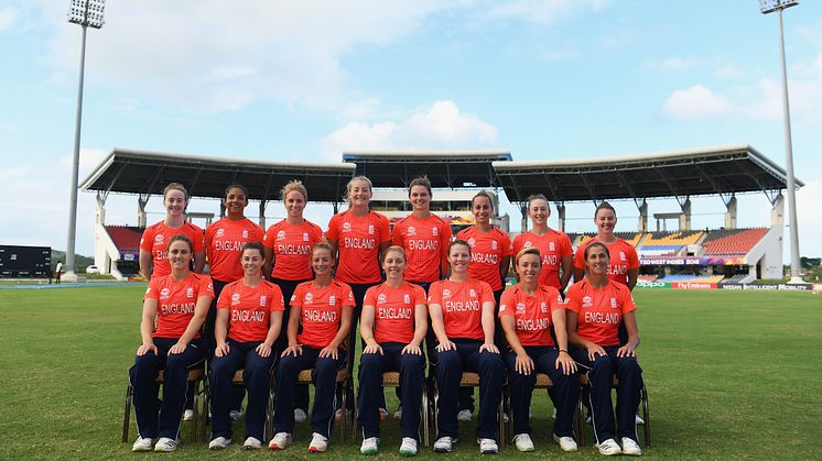England Women at the 2018 ICC Women's World T20. Photo: Getty Images 